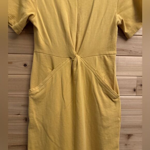 Daily Practice Size XSmall Delevan Ochre Yellow Dolman - Picture 6 of 13